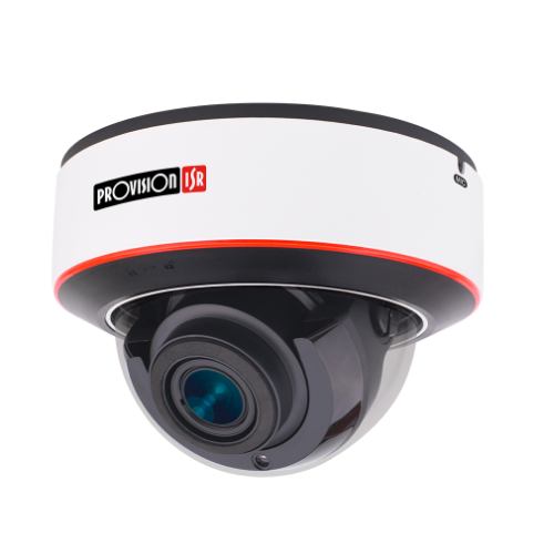 מצלמת כיפה אנטי ונדליזם פרוויז'ן IP רשת יום ולילה אינפרא כולל אודיו Provision Eye-Sight DAI-320IPE-MVF 1920x1080 2MegaPixel DWDR 2.8-12mm 32-103 1High Power IR Led 40M PoE Real Time True IP Camera